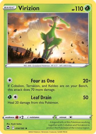 Virizion 14/195 - [SWSH12 Silver Tempest]