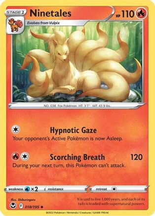 Ninetales (018/195) [Épée et Bouclier : Tempête d'Argent] 