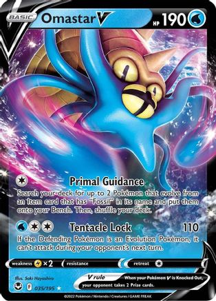 Omastar V (035/195) [Épée et bouclier : Tempête d'argent] 