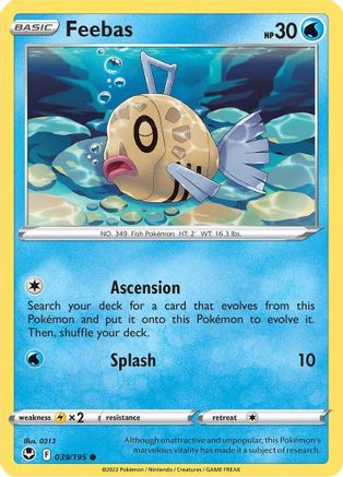 Feebas (039/195) [Épée et bouclier : Tempête d'argent] 