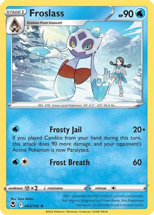 Froslass (043/195) [Épée et bouclier : Tempête d'argent] 