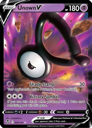 Unown V (065/195) [Sword & Shield: Silver Tempest]