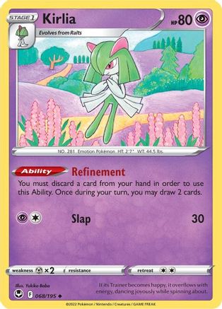 Kirlia (068/195) [Épée et bouclier : Tempête d'argent] 