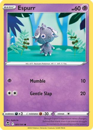 Espurr (081/195) [Épée et bouclier : Tempête d'argent] 