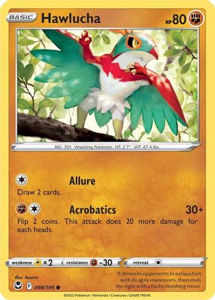 Hawlucha (098/195) [Épée et bouclier : Tempête d'argent] 