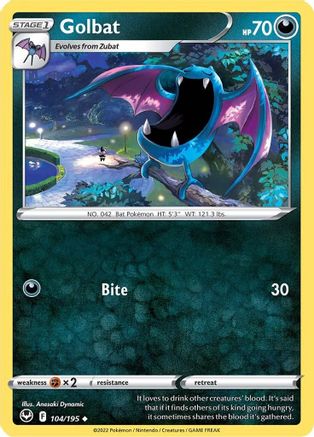 Golbat (104/195) [Épée et bouclier : Tempête d'argent] 