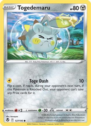 Togedemaru (127/195) [Épée et bouclier : Tempête d'argent] 