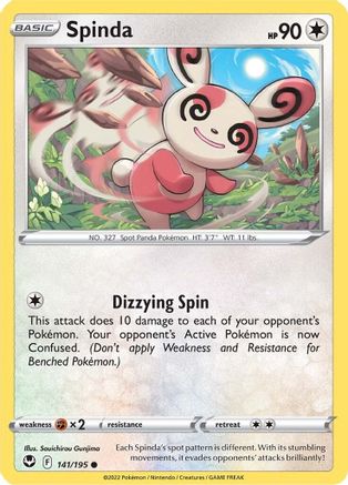 Spinda (141/195) [Épée et bouclier : Tempête d'argent] 