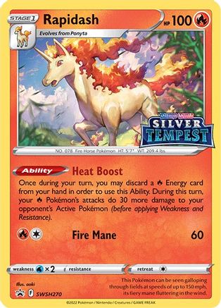Rapidash - SWSH270 (Prerelease) SWSH270/307 - [SWSH Sword & Shield Promo Cards] Holofoil