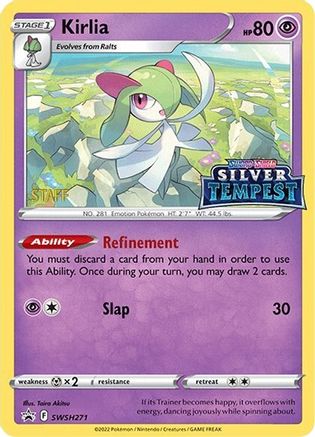 Kirlia - SWSH271 (Prerelease) [STAFF] SWSH271 - [SWSH Sword & Shield Promo Cards] Holofoil