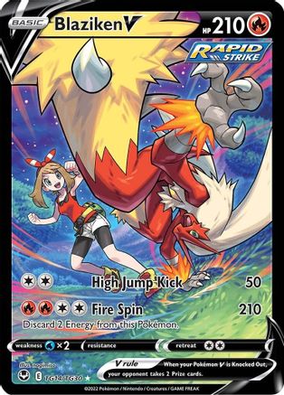 Blaziken V (TG14/TG30) [Épée et bouclier : Tempête d'argent] 