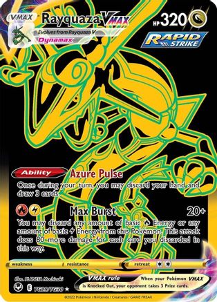 Rayquaza VMAX (TG29/TG30) [Épée et Bouclier : Tempête d'Argent] 