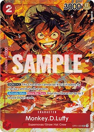Monkey.D.Luffy (024) (Parallel) (OP01-024) - Romance Dawn