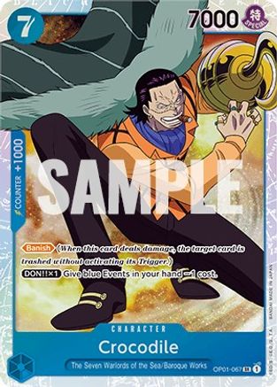 Crocodile (067) (OP01-067) - Romance Dawn (Japanese)
