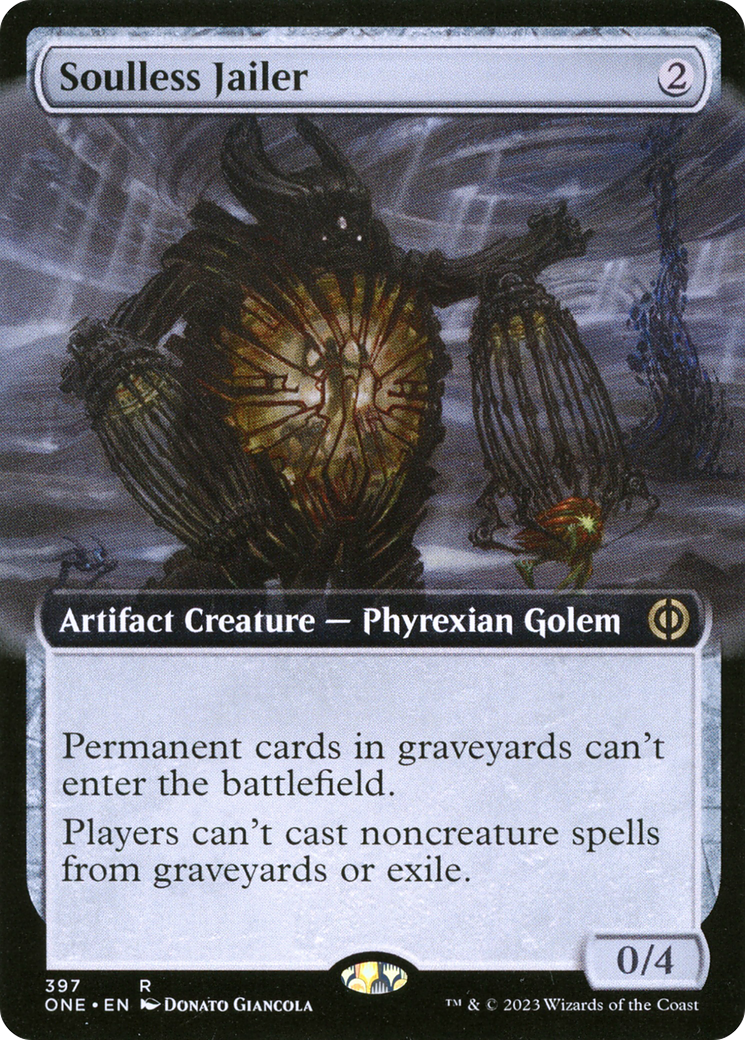 Soulless Jailer (ONE-397) - [Phyrexia: All Will Be One]: (Extended Art) Foil
