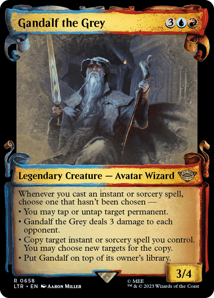 Gandalf the Grey (LTR-658) - [The Lord of the Rings: Tales of Middle-earth]: (Showcase)
