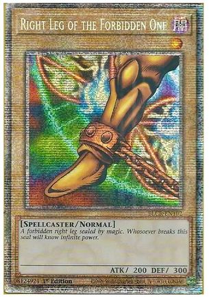 Jambe droite de l'Interdit (Starlight Rare) (BLCR-EN102) - Battles of Legend : Crystal Revenge 1ère édition 