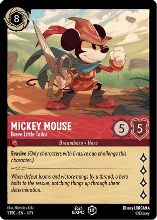 Mickey Mouse - Brave Little Tailor (1)  - D23 Promos