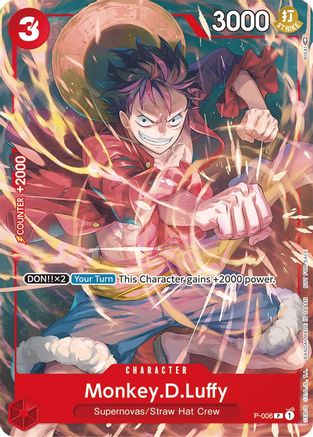 Monkey.D.Luffy (P-006) (Pack Tournoi Vol. 1) [Cartes promotionnelles One Piece] 