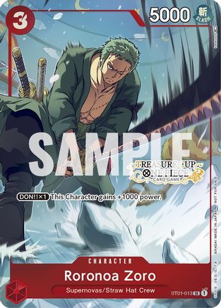 Roronoa Zoro (Treasure Cup) [Cartes promotionnelles One Piece] 