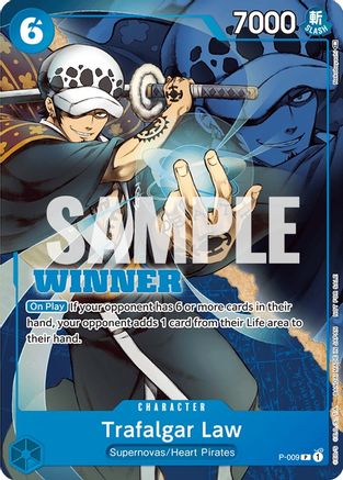 Trafalgar Law (P-009) (Winner Pack Vol. 1) [Cartes promotionnelles One Piece] 