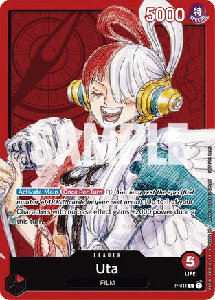 Uta (One Piece Film Red) [Cartes promotionnelles One Piece] 