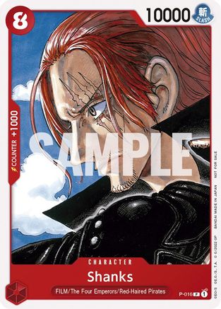 Shanks (One Piece Film Red) [Cartes promotionnelles One Piece] 