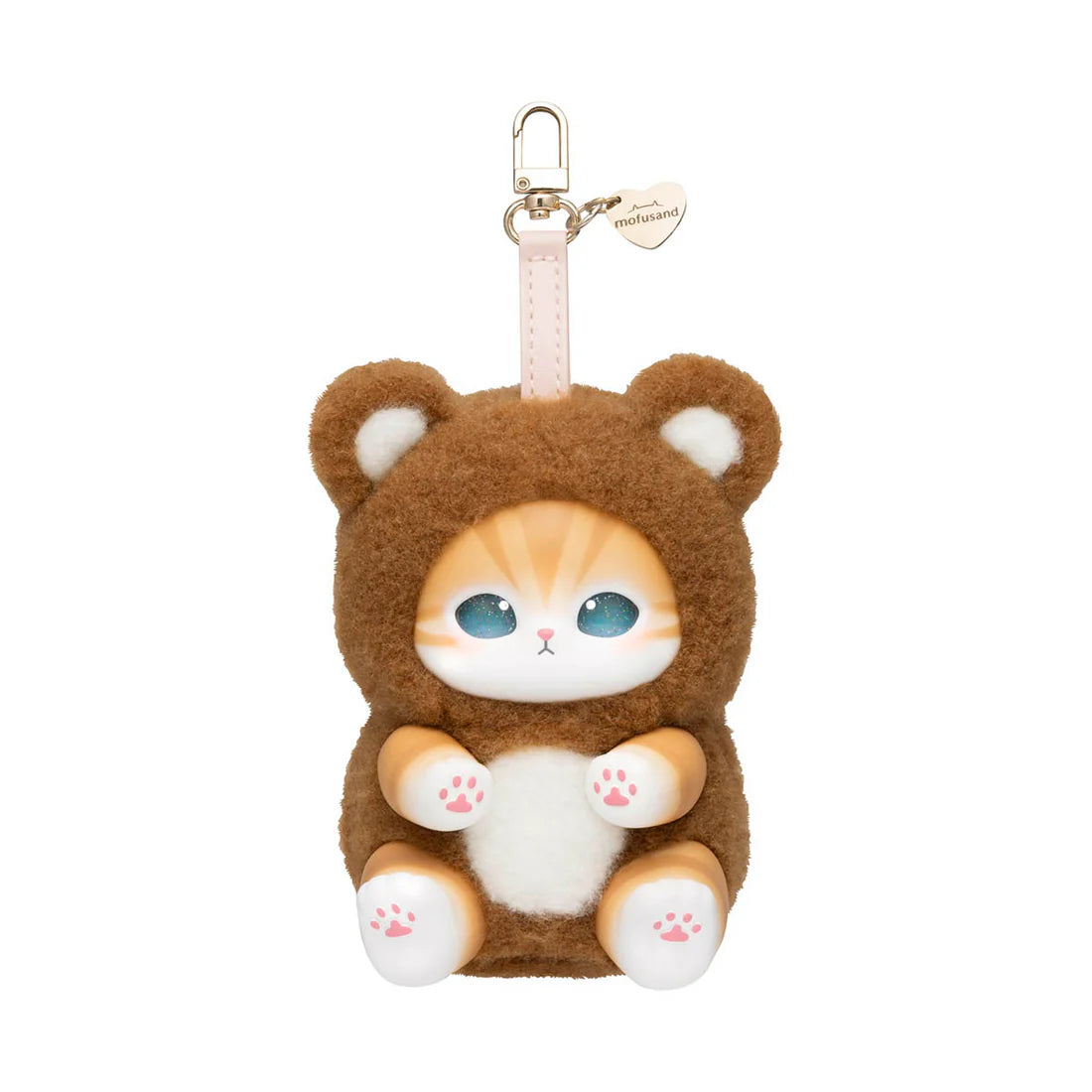Mofusand Kiramekko Fluffy Kittens Vinyl Plush Keychain