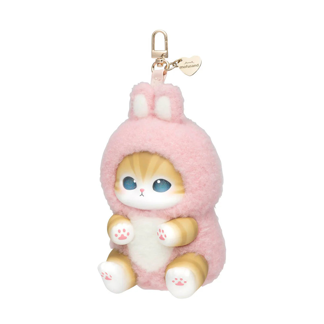 Mofusand Kiramekko Fluffy Kittens Vinyl Plush Keychain