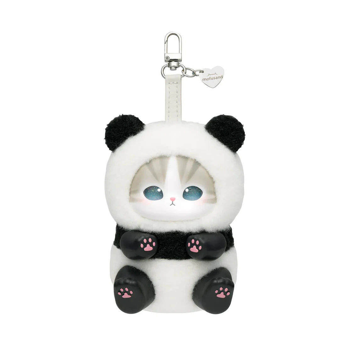 Mofusand Kiramekko Fluffy Kittens Vinyl Plush Keychain