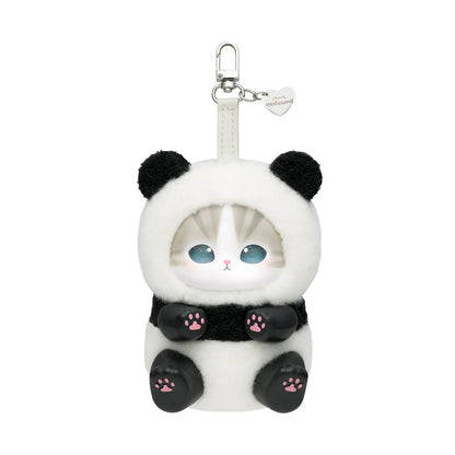 Mofusand Kiramekko Fluffy Kittens Vinyl Plush Keychain