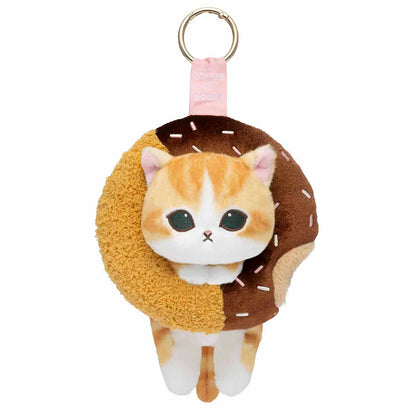 mofusand COFFEE AND DONUTS Mascot Keychain
