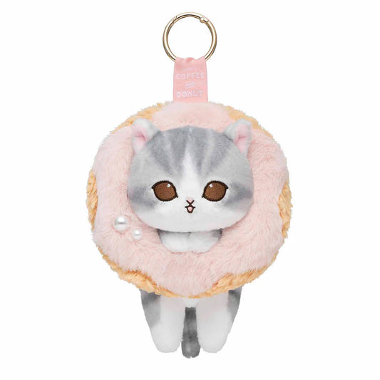 mofusand COFFEE AND DONUTS Mascot Keychain