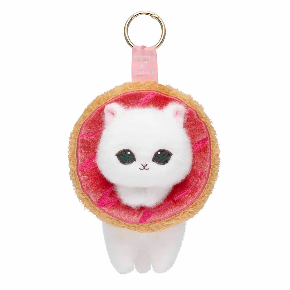 mofusand COFFEE AND DONUTS Mascot Keychain