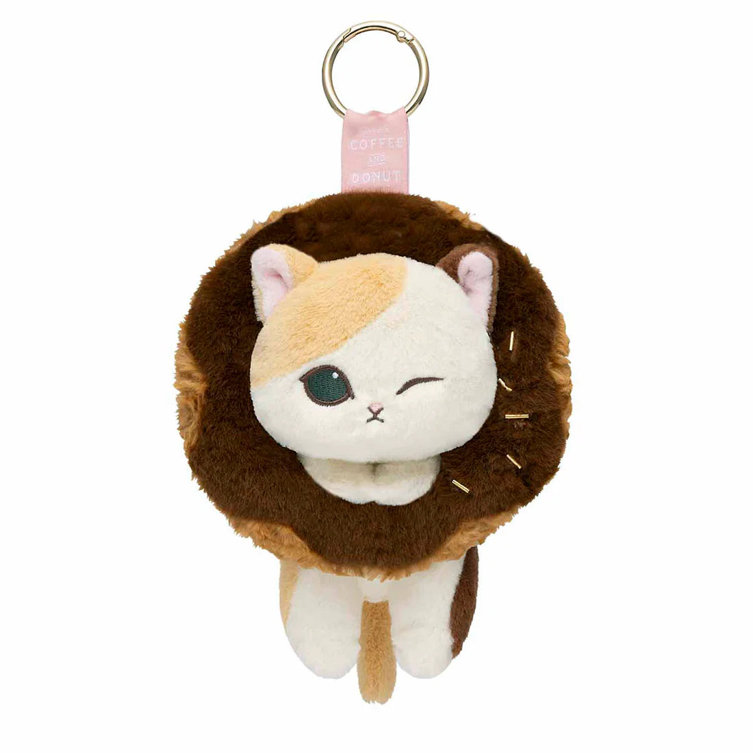 mofusand COFFEE AND DONUTS Mascot Keychain