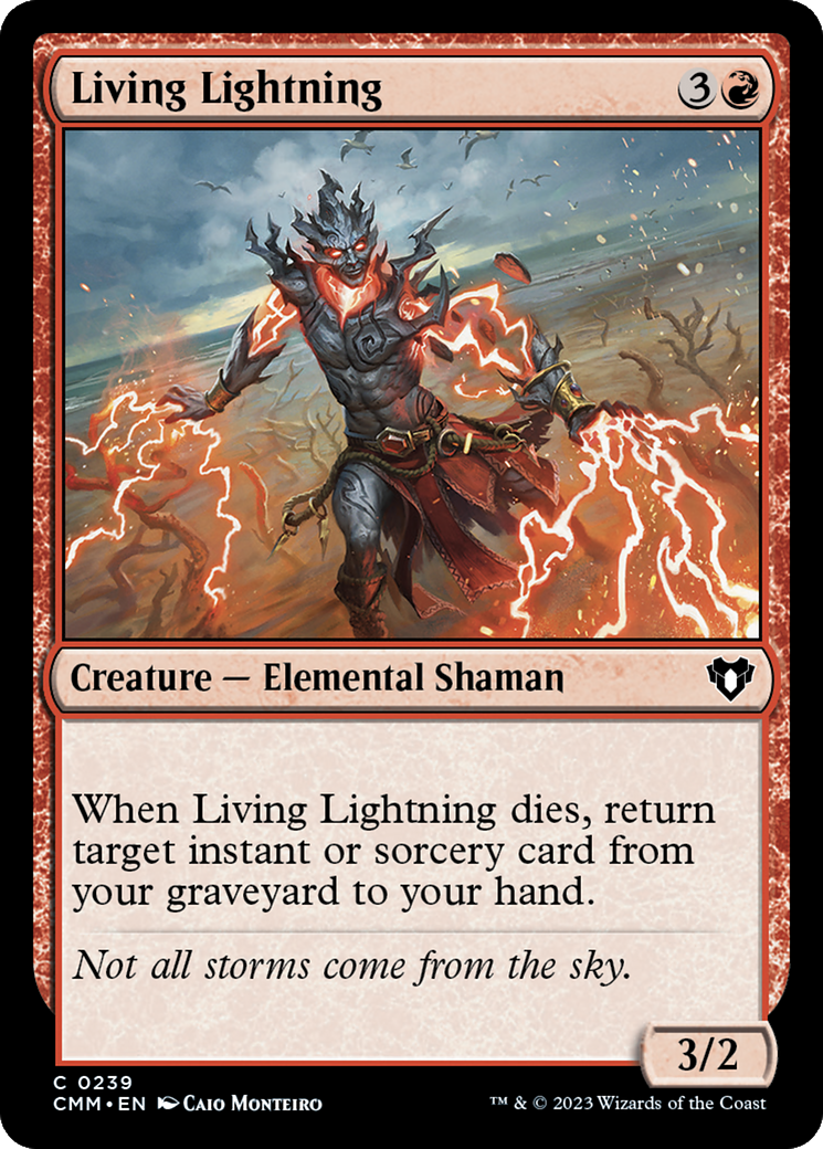 Living Lightning (CMM-239) - [Commander Masters]
