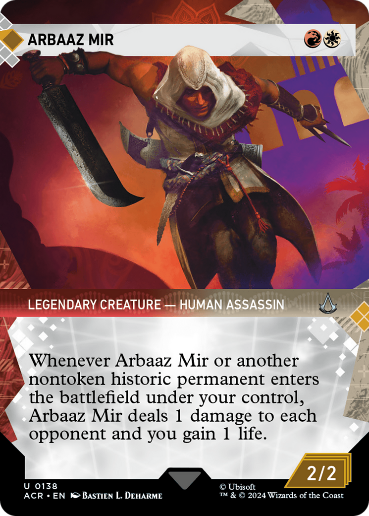 Arbaaz Mir (ACR-138) - [Assassin's Creed]: (Showcase) (Borderless) Foil