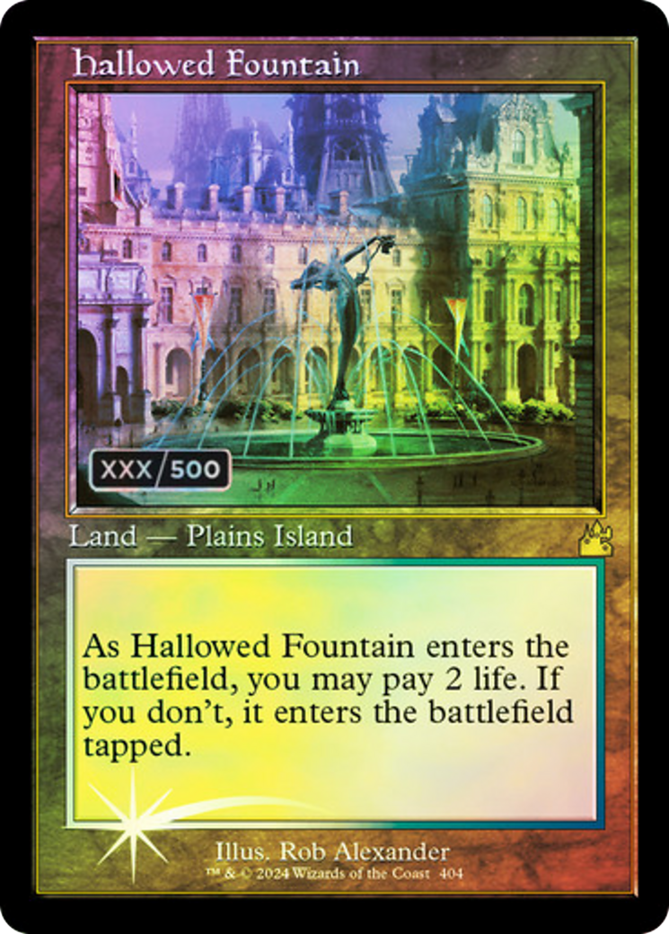 Hallowed Fountain (RVR-404Z) - [Ravnica Remastered] Foil