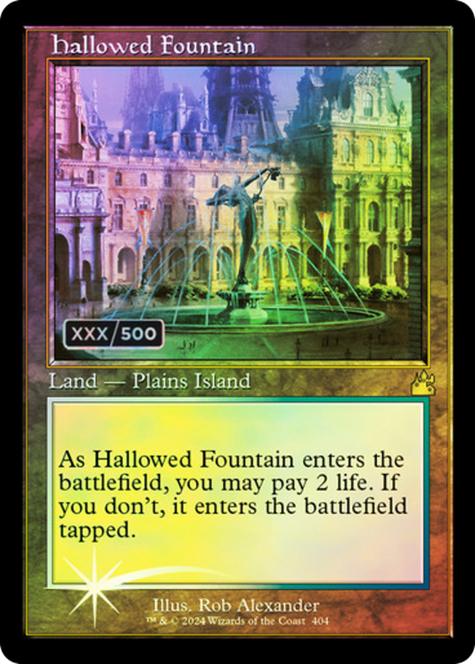 Hallowed Fountain (RVR-404Z) - [Ravnica Remastered] Foil