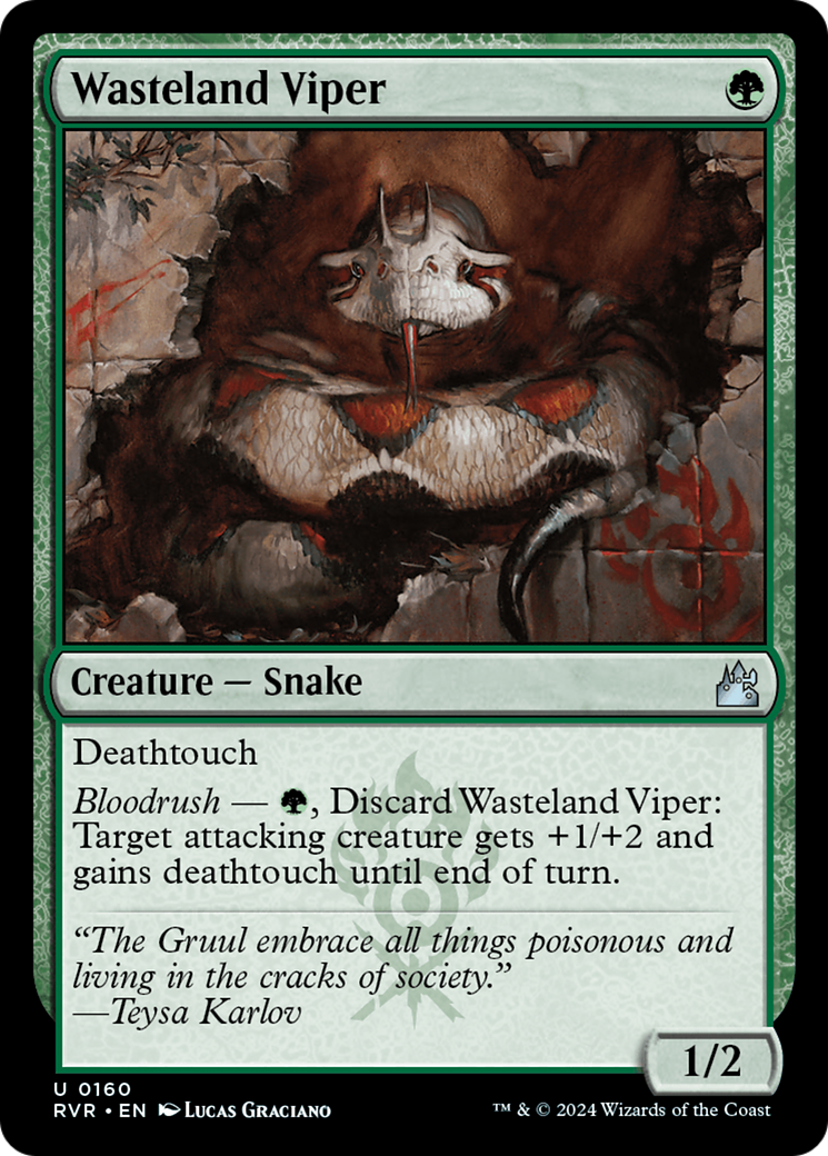 Wasteland Viper (RVR-160) - [Ravnica Remastered]