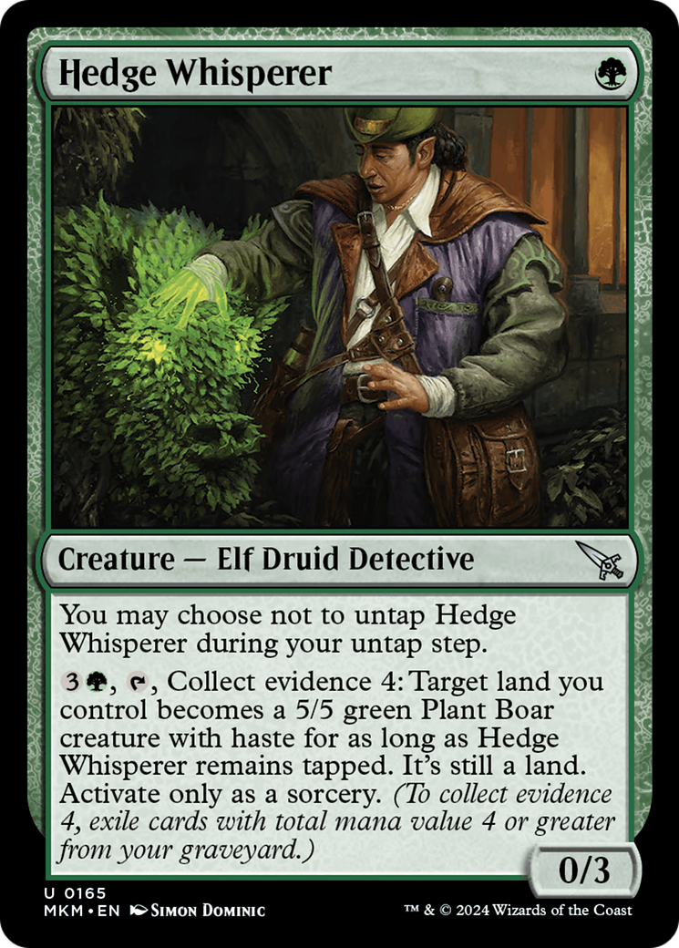 Hedge Whisperer (MKM-165) - [Murders at Karlov Manor]