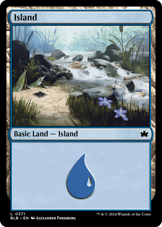 Island (BLB-371) - [Bloomburrow] Foil