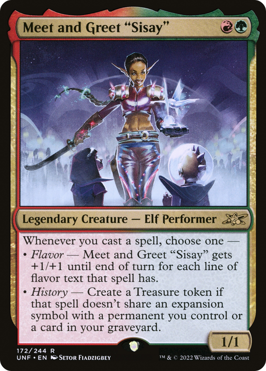 Meet and Greet "Sisay" (UNF-172) - [Unfinity] Foil