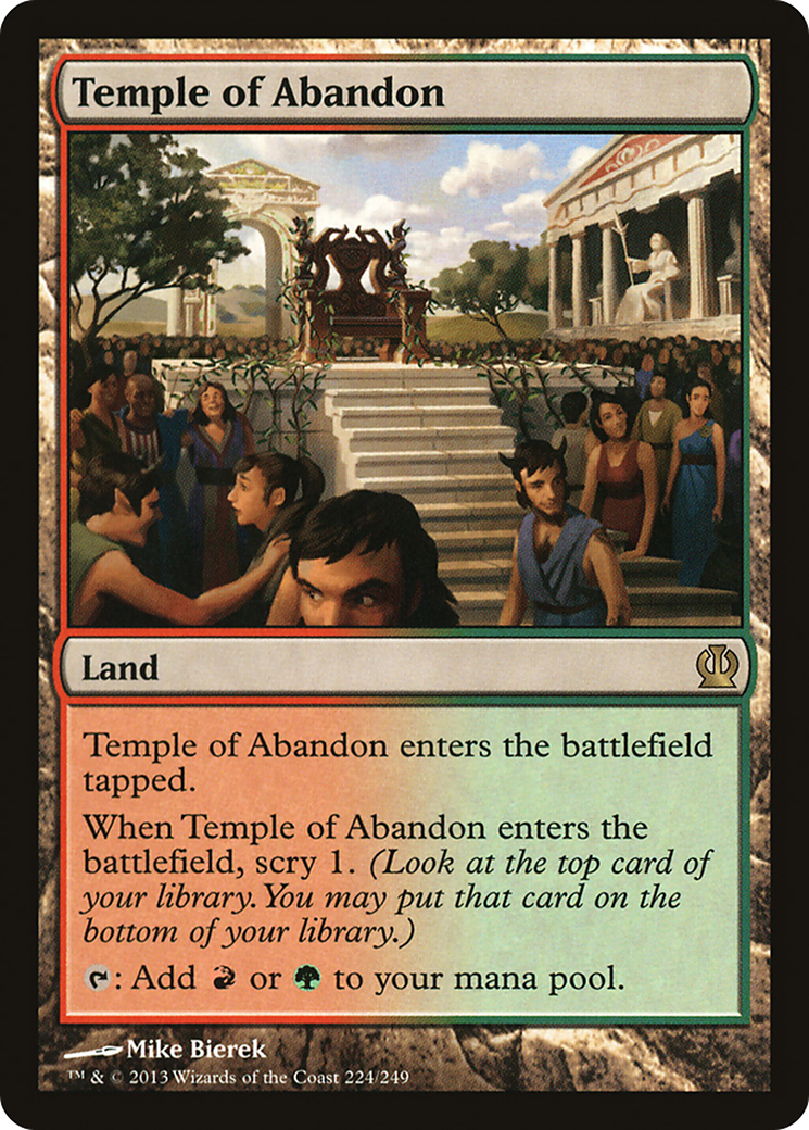 Temple of Abandon (THS-224) - [Theros]