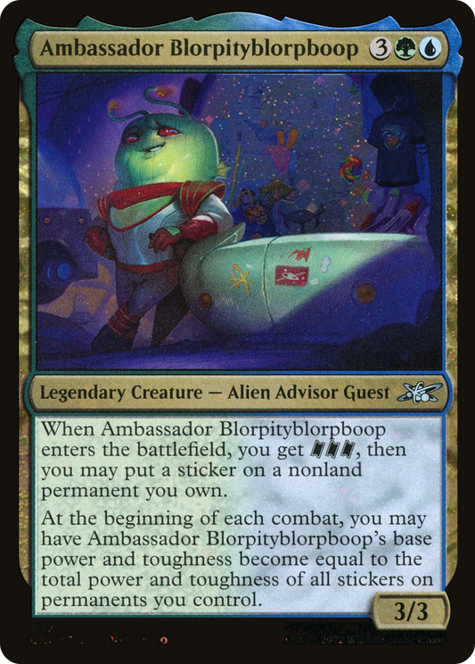 Ambassador Blorpityblorpboop (UNF-447) - [Unfinity] Foil