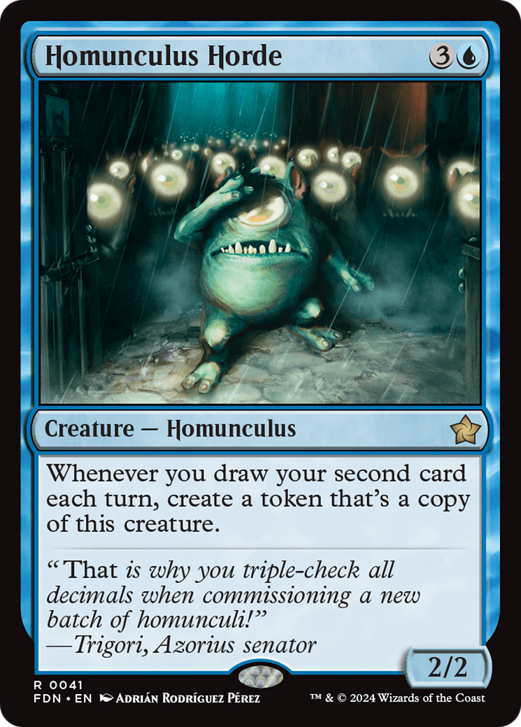 Homunculus Horde (FDN-041) - [Foundations] Foil