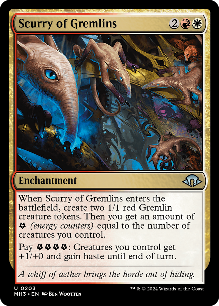 Scurry of Gremlins (MH3-203) - [Modern Horizons 3] Foil