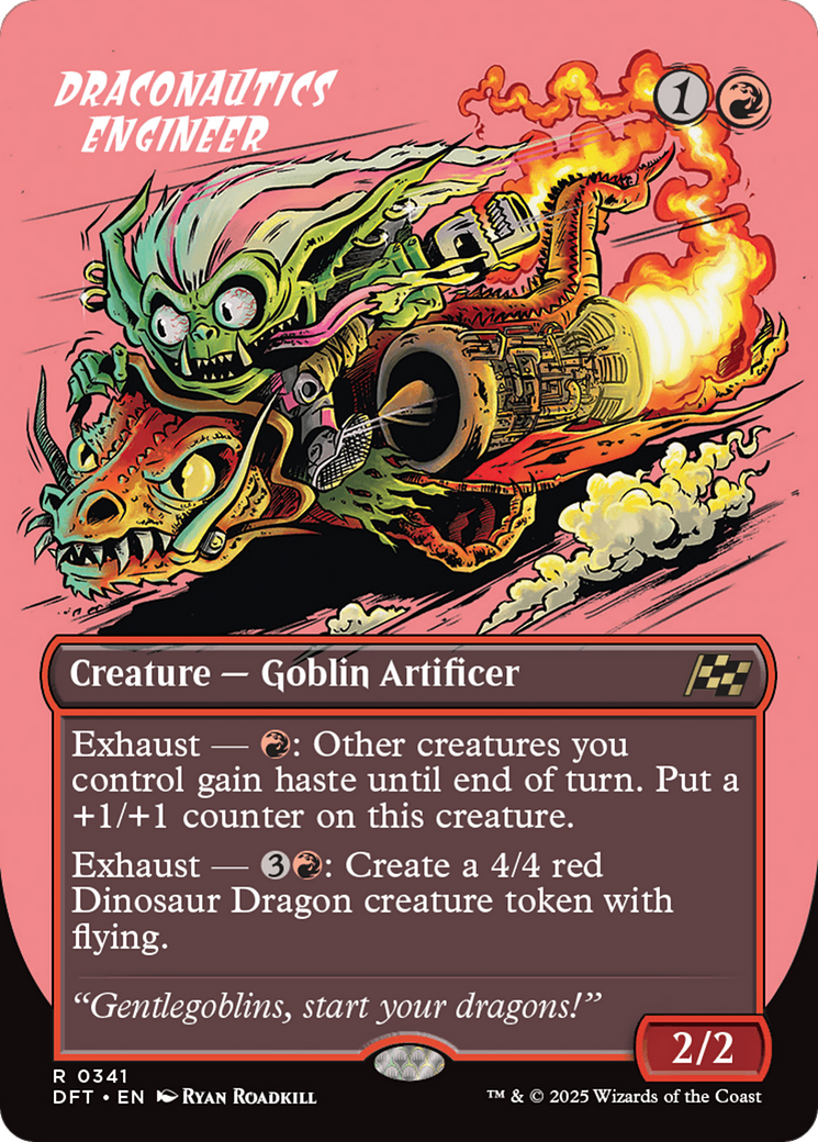 Draconautics Engineer (Borderless) (DFT-341) - [Aetherdrift] Foil