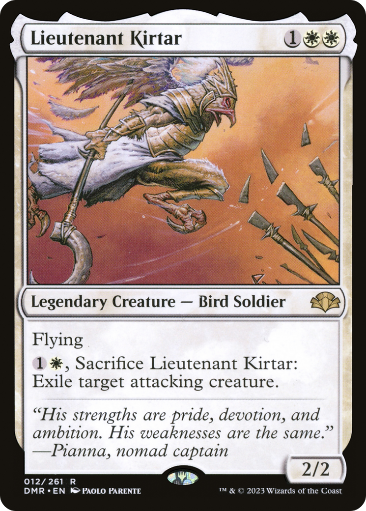 Lieutenant Kirtar (DMR-012) - [Dominaria Remastered]