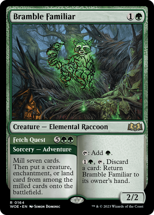 Bramble Familiar (WOE-164) - [Wilds of Eldraine] Foil